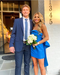 Blue Homecoming Dress , Blue Party Dress