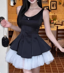 Elegant Tulle Puffy A-line 17th Birthday Homecoming Dress