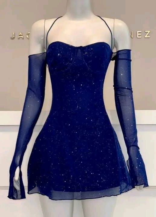 Charming Homecoming Dress A Line Navy Blue Halter Short Birthday Party Dress Cocktail Dress