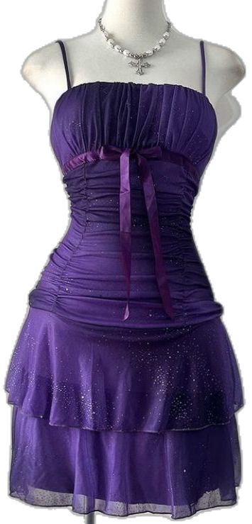 Chic Homecoming Dress Purple Spaghetti Straps Pleated Short Birthday Party Dress Cocktail Dress