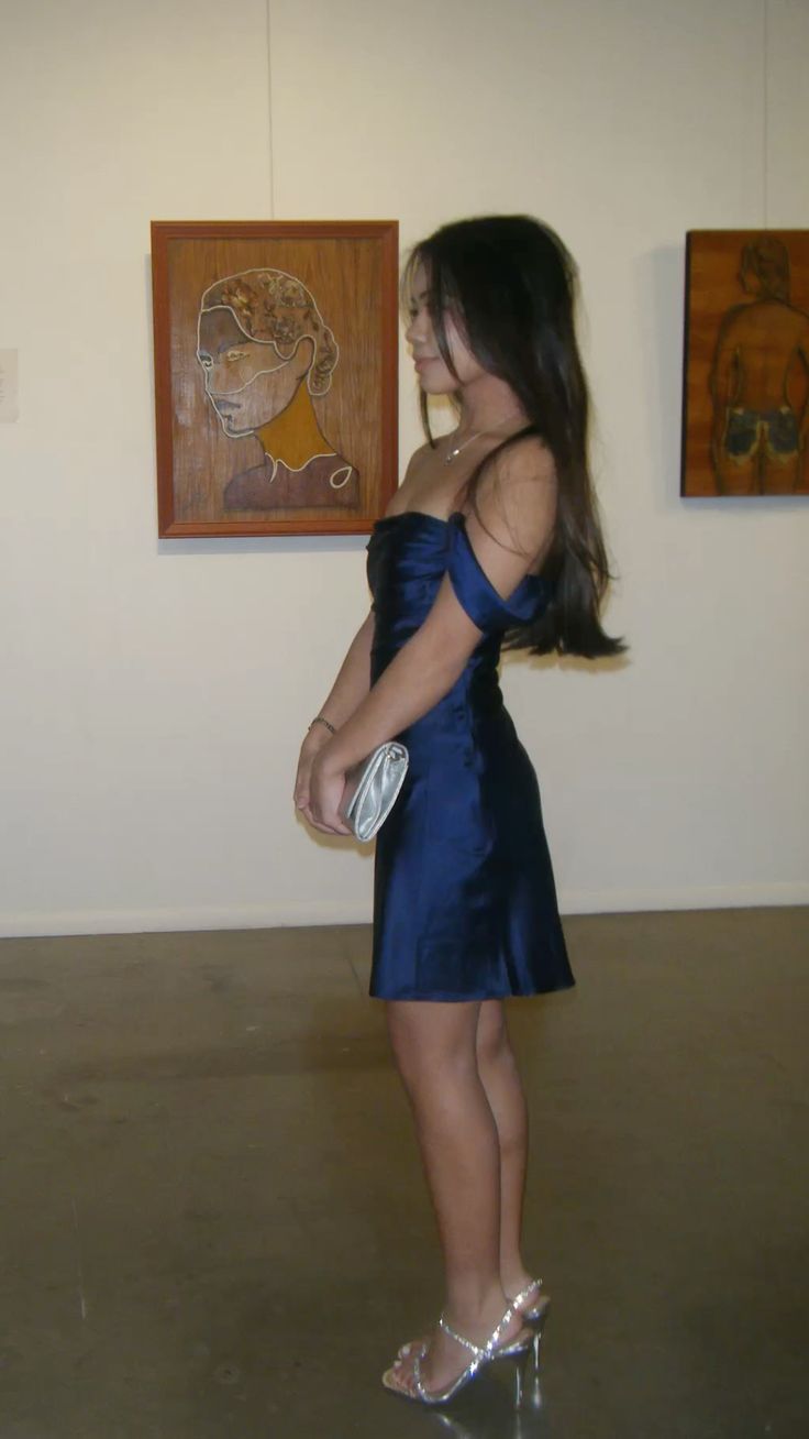 Charming Homecoming Dress Navy Blue Stain Off Shoulder Cocktail Dress Short Birthday Party Dress