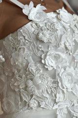 Charmingtti Strap Sleeveless Flower Prom Dress With Appliques