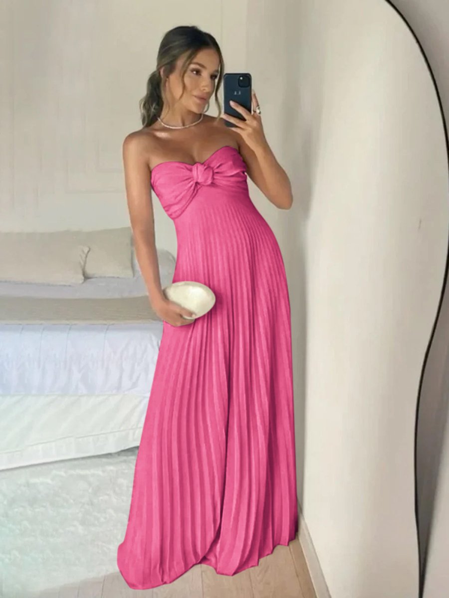 A Line Light Pink Sweetheart Chiffon Long Prom Dress