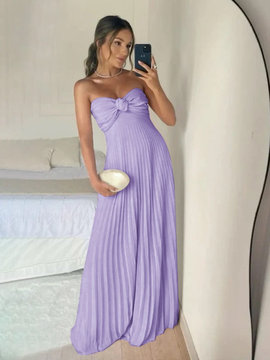 A Line Light Pink Sweetheart Chiffon Long Prom Dress