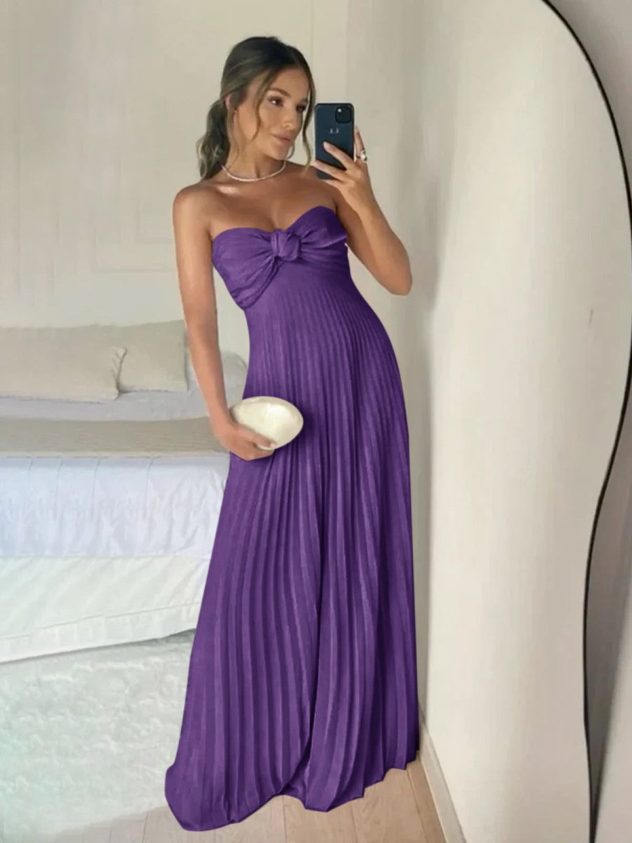 A Line Light Pink Sweetheart Chiffon Long Prom Dress