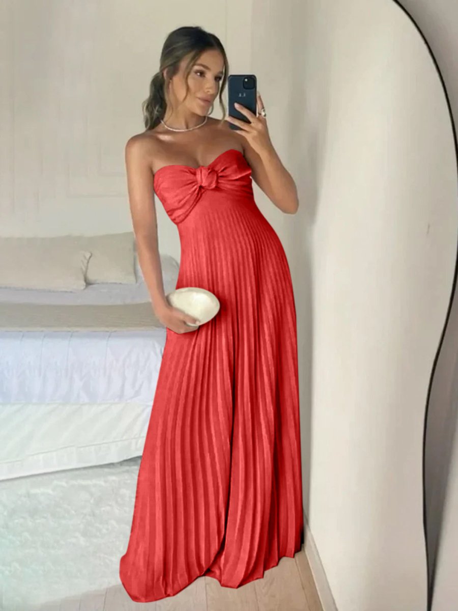 A Line Light Pink Sweetheart Chiffon Long Prom Dress
